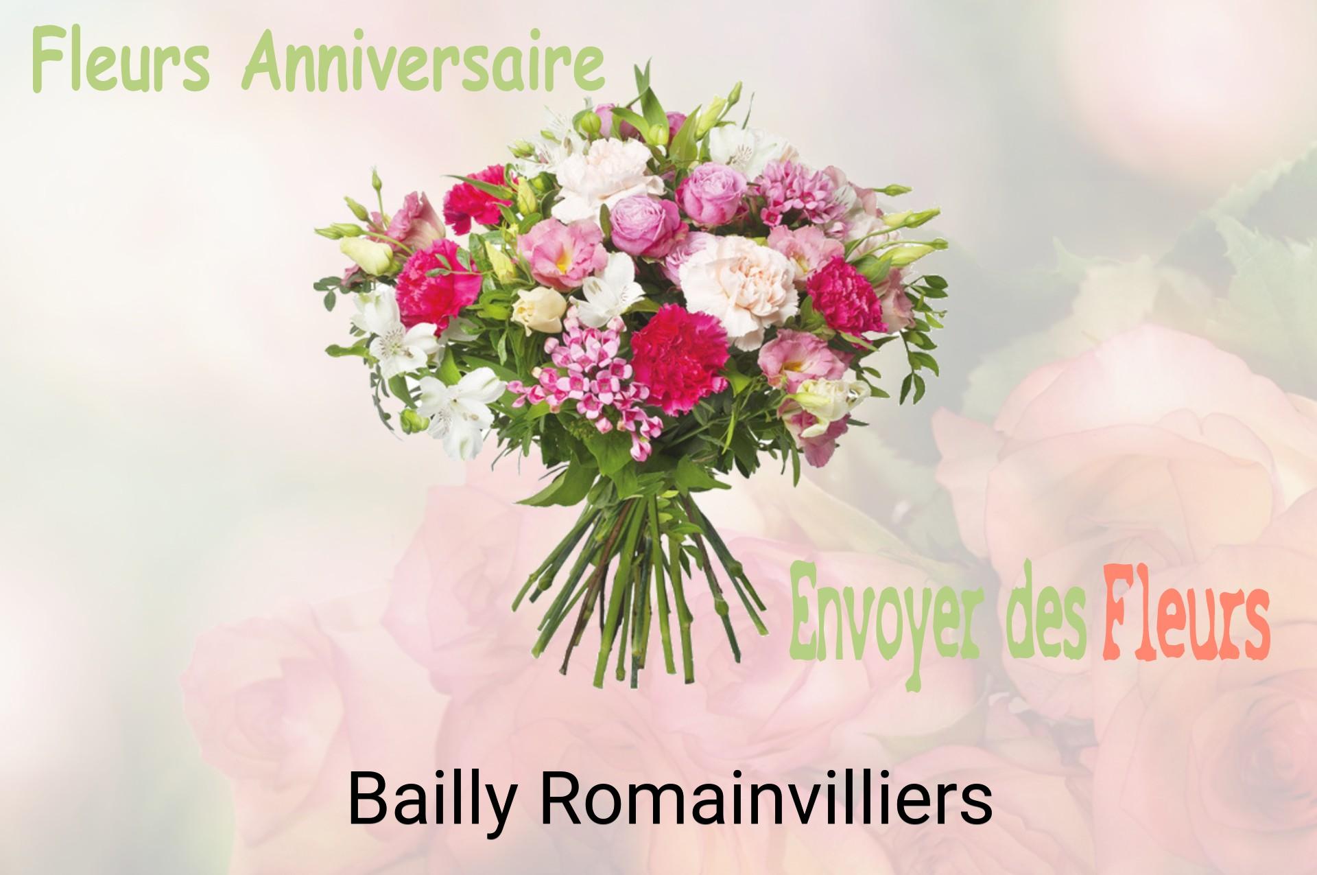 Bouquet de fleurs d’anniversaire livré à Bailly-Romainvilliers