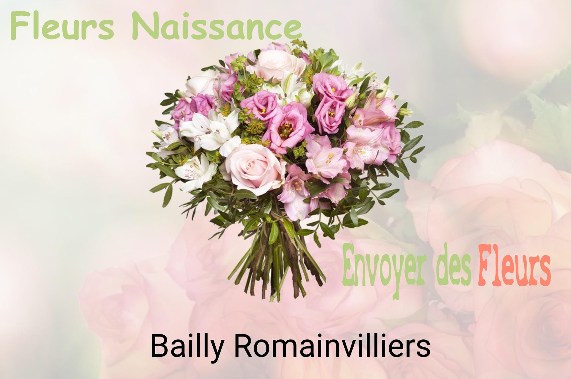 Bouquet de fleurs de naissance livré à Bailly-Romainvilliers
